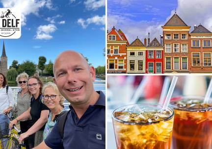 Steptocht (1,5 uur) in hartje Delft + drankje