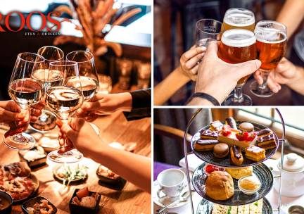 High tea, high wine of high beer + evt. cava bij Roos eten & drinken Bodegraven