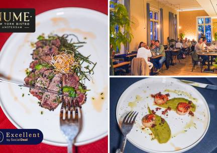 Culinair 3- of 4-gangen keuzediner bij NUME Amsterdam