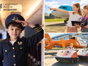 Entree voor Luchtvaartmuseum Aviodrome