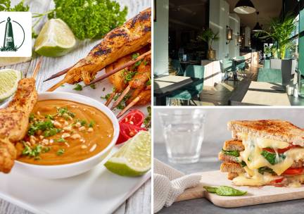 2-gangen keuzelunch of 3-gangen keuzediner bij Brasserie De Grens