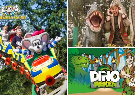 Dinoweken bij Kinderpretpark Julianatoren