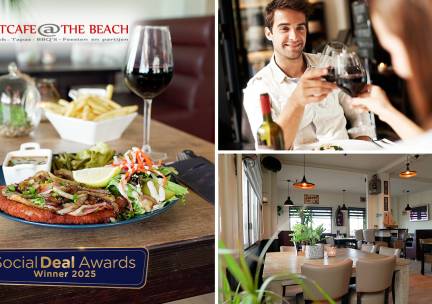 2- of 3-gangendiner Ã  la carte bij EetcafÃ© @ the Beach