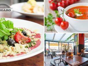 2-gangen keuzelunch bij Le Figaro