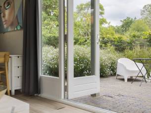 UNIEK: Verblijf in een vrijstaande lounge bij de Veluwezoom + eigen PRIVÉ terras!