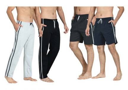 2-Pack Pierre Calvini Loungewear Kort Of Lang - In 2 Kleuren! ...
