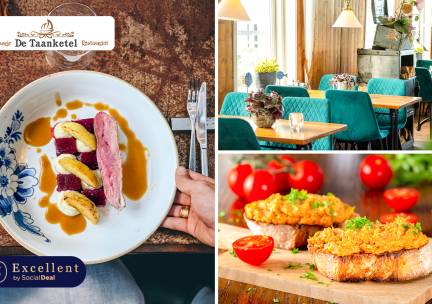 Culinair 4-, 5-, of 6-gangendiner van de chef in Marken