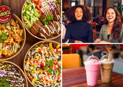Medium rijstplatter naar keuze + snack + milkshake voor afhaal of dine-in