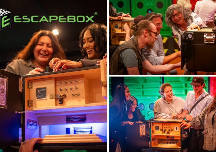 EscapeBoxen 'kraken' (60-90 min) op de promenade in Scheveningen