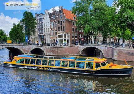 Rondvaart door het historische centrum van Amsterdam (60 min)