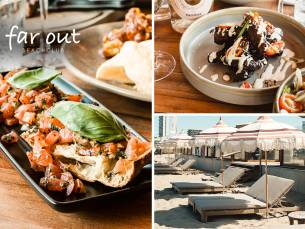 3-gangendiner Ã  la carte bij Beachclub Far Out