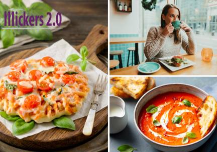 2-gangen keuzelunch bij Mickers 2.0