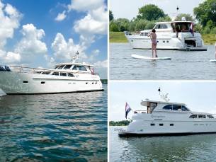 Luxe privÃ©jacht (4 uur) voor 2 tot 12 personen + uitgebreide lunch