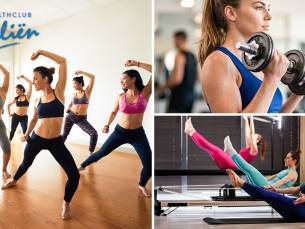 4 lessen reformer pilates (60 min), zumba-groepslessen (55 min) of performance coaching (55 min)