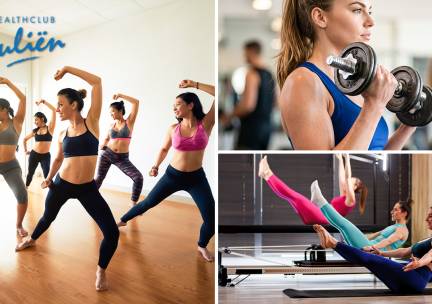 4 lessen reformer pilates (60 min), zumba-groepslessen (55 min) of performance coaching (55 min)