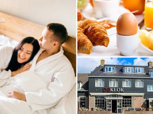 Overnachting(en) voor 2 personen + ontbijt + late check-out aan zee