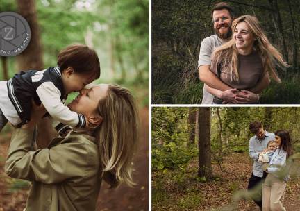 Fotoshoot op locatie (1 tot 4 personen) + 5 bewerkte foto's