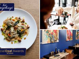 3-gangen seizoenslunch + amuse + koffie/thee bij Het Spijshuys