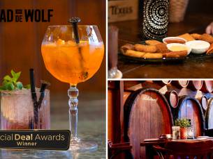 2 cocktails + hapjes bij CafÃ© Aad de Wolf