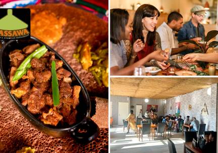 Afrikaans 3-gangen keuzediner in het centrum van Ede