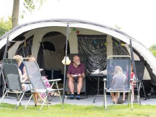 Comfort kampeerplaats hondenvrij