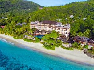 8 daagse vliegvakantie naar Doubletree by Hilton Allamanda Resort in anse forbans, seychellen