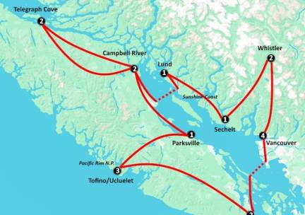 Vancouver Island Explorer (20 dagen)