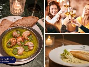 3-gangendiner Ã¡ la carte in hartje Bloemendaal