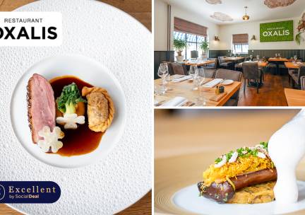 3-gangenlunch of -diner bij Restaurant Oxalis