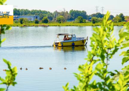Huur motorboot Amber (max 5 pers.) voor dag- of avonddeel