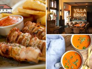 3-gangen keuzediner bij Villa Erica