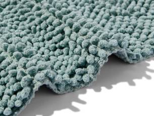 HEMA Badmat 60x120cm chenille groenblauw