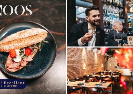 12-uurtje of 2-gangenlunch bij Restaurant Noos