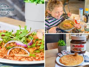 Onbeperkt pannenkoeken (1,5u) bij Vrouwenhof