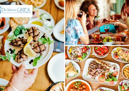 Grieks 3-gangen keuzediner bij De Kleine Griek in hartje Delft
