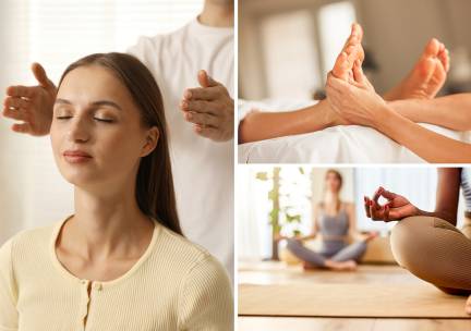 Reikibehandeling + voetmassage (60 min) + evt. combinatieproefles yoga, klanksessie en meditatie