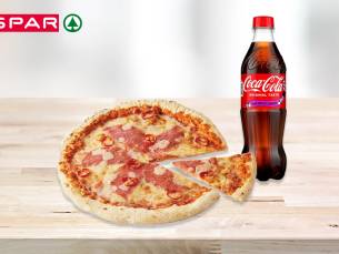Pizza + drankje naar keuze bij SPAR Oud Vossemeer