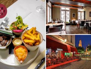 2-gangen keuzelunch of 3-gangen keuzediner aan het Vrijthof in Maastricht