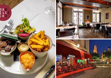 2-gangen keuzelunch of 3-gangen keuzediner aan het Vrijthof in Maastricht