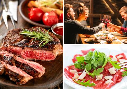 Bezorgen: hoofdgerecht of 3-gangendiner bij De Culinaire Traiteur