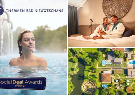 Overnachting voor 2 + ontbijt + dag wellness