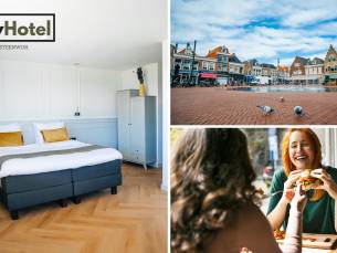 Hotelovernachting voor 2 + ontbijt in Steenwijk + evt. diner in Giethoorn