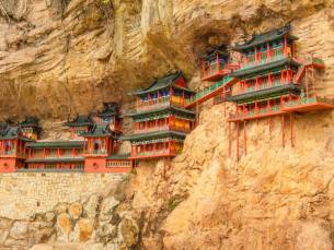 Hangend Klooster en Boeddha Grotten van Datong