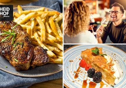 Exclusieve 3-gangen keuzelunch of -diner bij Restaurant Milano Heidhof