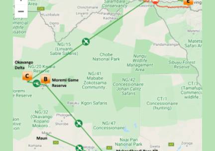 Desert & Delta Safari, Cape to Vic Falls (17 dagen)