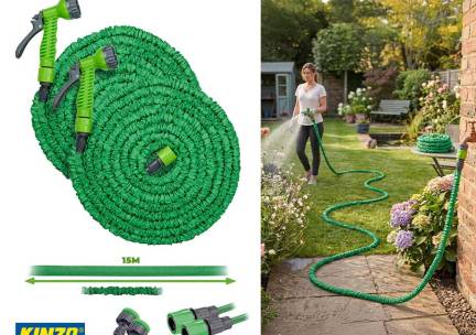 Groeiende Tuinslang 15 Meter Incl. Sproeikop - Vandaag 1+1 GRATIS! ...