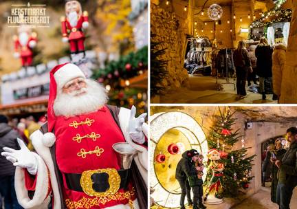 Entree Kerstmarkt Fluweelengrot in Valkenburg
