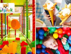 Toegang binnenspeeltuin PretPlek + Capri-Sun + evt. chips, poffertjes, croque of friet met snack