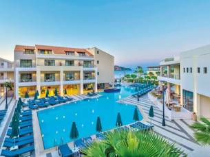 8 daagse vliegvakantie naar Porto Platanias Beach Resort en Spa in platanias chania, griekenland
