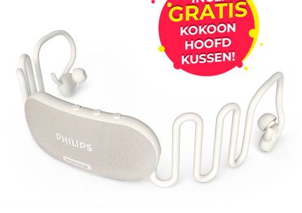 Philips Slaaphoofdtelefoon met Kokoon-app incl. GRATIS Kokoon Hoofdkussen